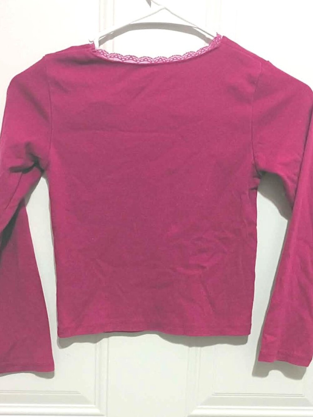 Stitch and Angel Cocoa Weather Girls Long Sleeved shirt size 7/8 - Picture 3 of 3